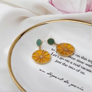 Super Cute Lemon Drop Earrings 🍋